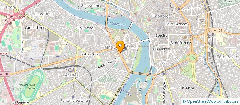 localisation de l'entreprise AFSAHI MACONNERIE FERONNERIE à TOULOUSE