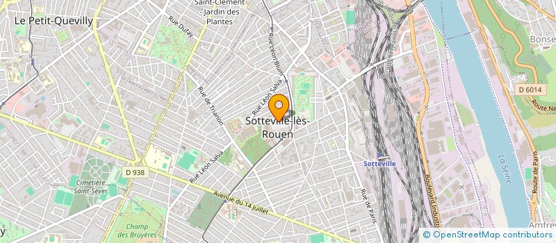 localisation de l'entreprise AFSF  SOTTEVILLE-LES-ROUEN