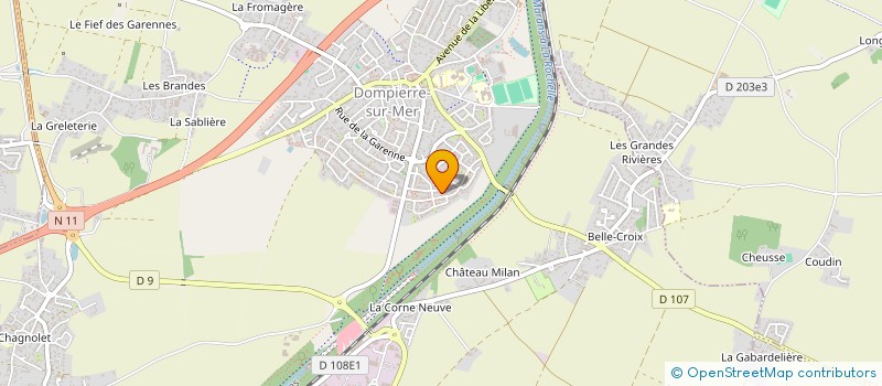 localisation de l'entreprise AFSL  DOMPIERRE-SUR-MER