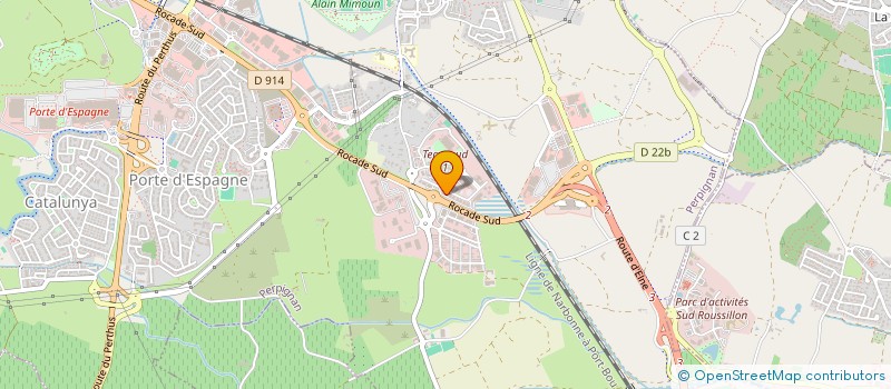 localisation de l'entreprise AFSOL  PERPIGNAN