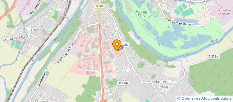 localisation de l'entreprise AFST à NANTEUIL-LES-MEAUX
