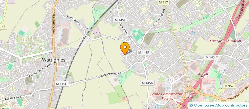 localisation de l'entreprise AFST à FACHES-THUMESNIL
