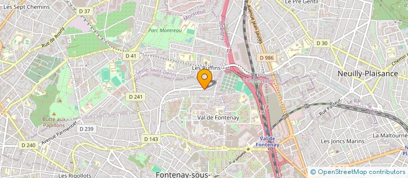 localisation de l'entreprise AFT à FONTENAY-SOUS-BOIS
