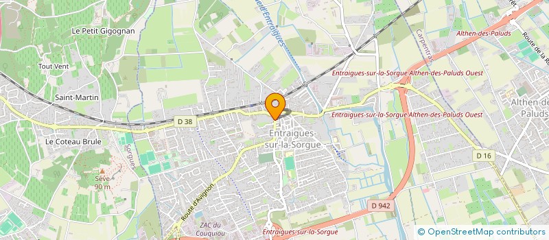 localisation de l'entreprise AFT ASSOCIATION FAMILIALE TOURREL  ENTRAIGUES-SUR-LA-SORGUE