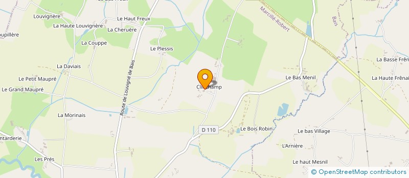 localisation de l'entreprise AFT COUVERTURE à MARCILLE-ROBERT