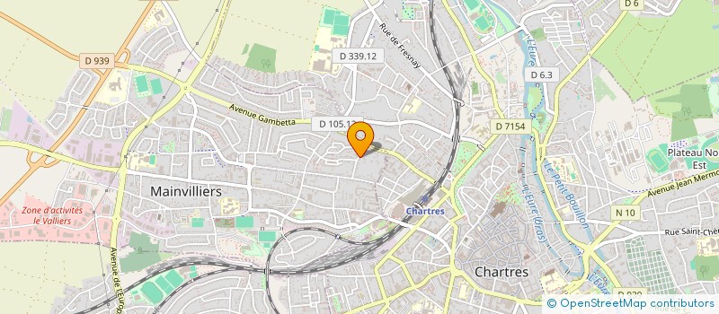 localisation de l'entreprise AFT MENUISERIE à CHAMPHOL