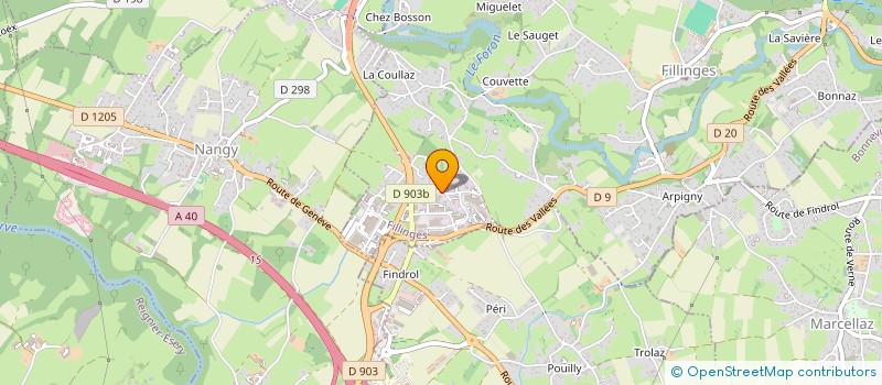 localisation de l'entreprise AFT MICROMECANIQUE à FILLINGES