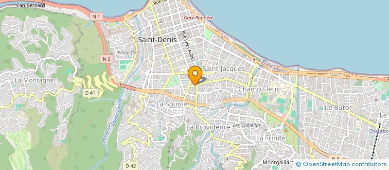 localisation de l'entreprise AFTAN à SAINT-DENIS