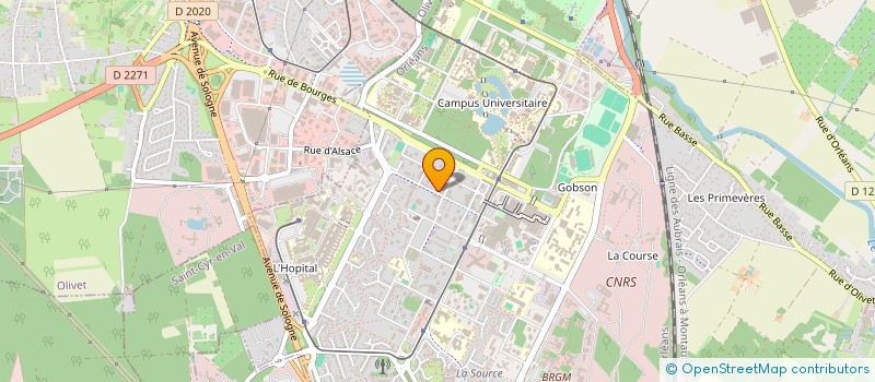 localisation de l'entreprise AFTAS à ORLEANS