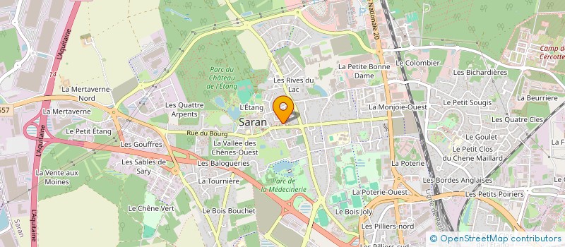 localisation de l'entreprise AFTAS SARAN à SARAN