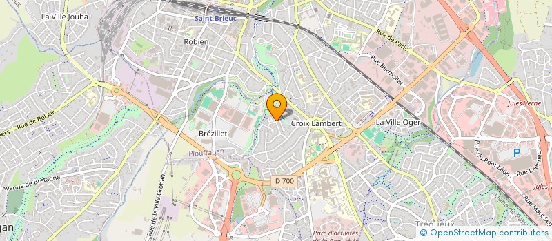 localisation de l'entreprise AFTC 22 à SAINT-BRIEUC