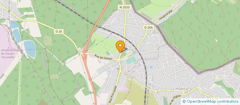 localisation de l'entreprise AFTE à CARLING