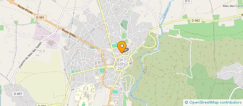 localisation de l'entreprise AFTER  UZES