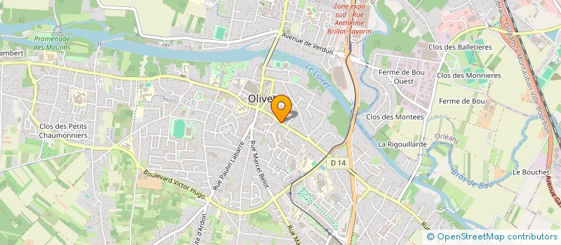 localisation de l'entreprise AFTER BEE à OLIVET