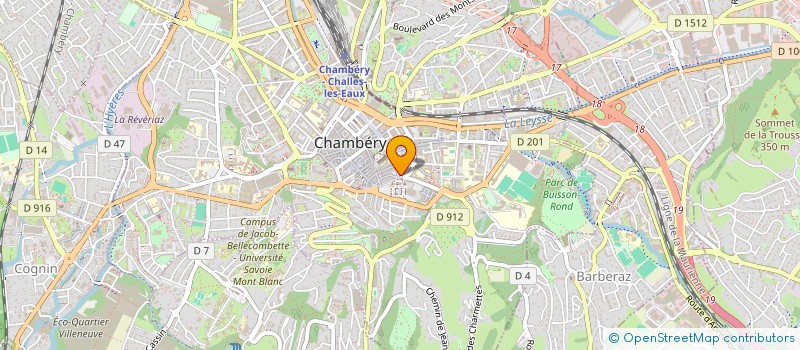 localisation de l'entreprise AFTER EIGHT à CHAMBERY