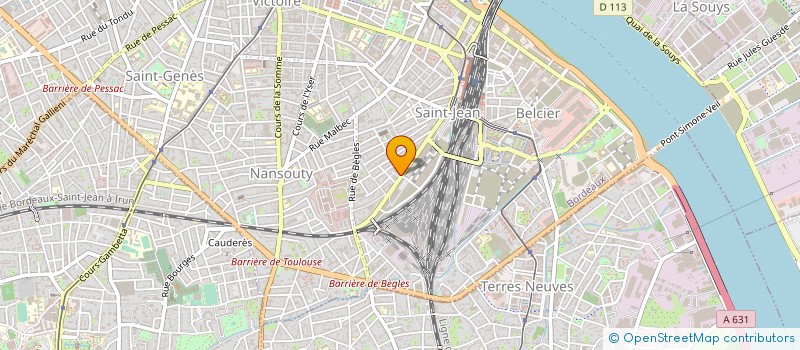 localisation de l'entreprise AFTER FIVE à BORDEAUX