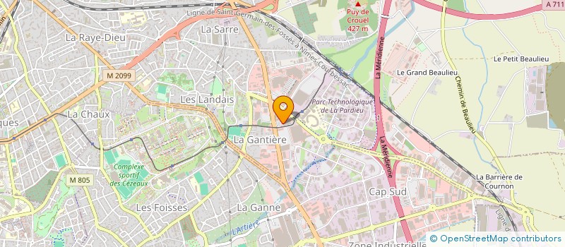 localisation de l'entreprise AFTER ICE  CLERMONT-FERRAND