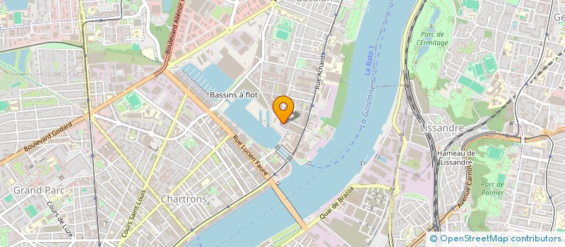 localisation de l'entreprise AFTERWORK CYCLING CLUB - ACC  BORDEAUX