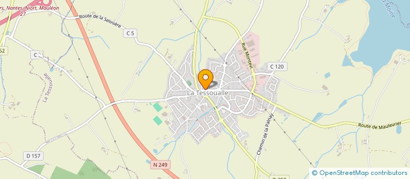 localisation de l'entreprise AFTEX à LA TESSOUALLE