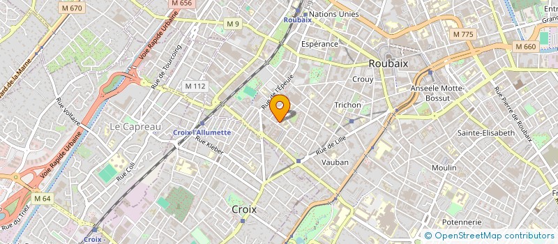 localisation de l'entreprise AFTIS S-E  ROUBAIX