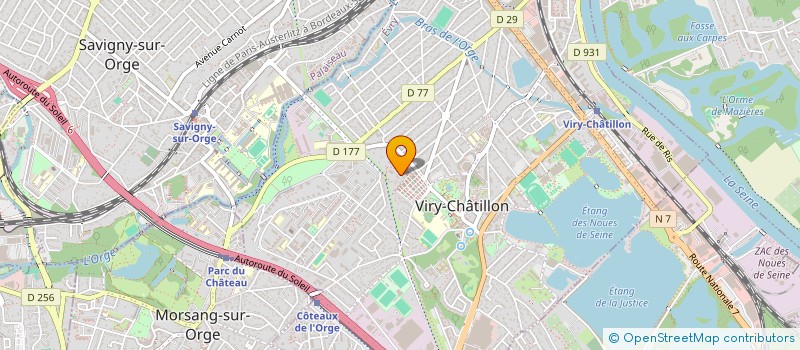 localisation de l'entreprise AFTL à CHILLY-MAZARIN