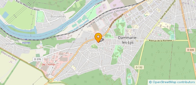 localisation de l'entreprise AFTM TRANSPORT à DAMMARIE-LES-LYS