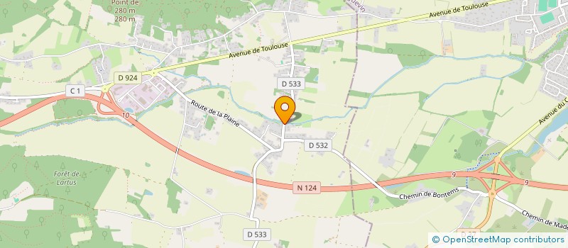 localisation de l'entreprise AFTR ENERGIE  PUJAUDRAN