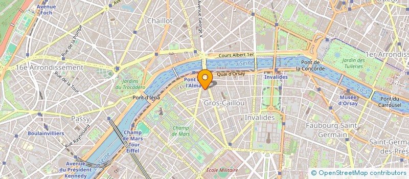 localisation de l'entreprise AFU CITE DE L ALMA à PARIS