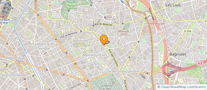 localisation de l'entreprise AFU CITE LEROY à PARIS