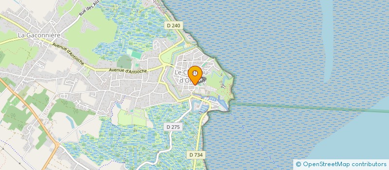 localisation de l'entreprise AFU GIBOU DES FAUX MOINES à LE CHATEAU D'OLERON