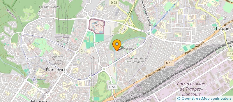 localisation de l'entreprise AFUL 11 ASSOC FONCIERE URBAINE à ELANCOURT