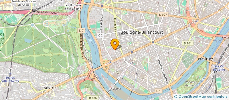 localisation de l'entreprise AFUL ASS FONCIERE URBAINE LIBRE à BOULOGNE-BILLANCOURT