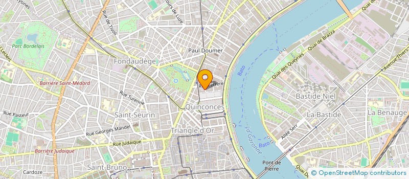 localisation de l'entreprise AFUL BLETERIE BEAUREGARD  BORDEAUX