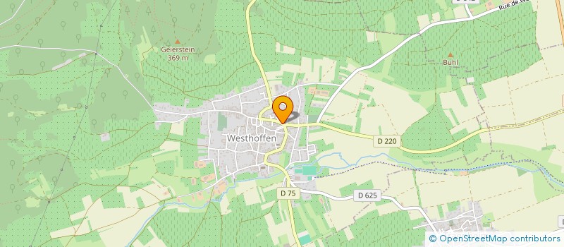 localisation de l'entreprise AFUL DE LA GLORIETTE  WESTHOFFEN