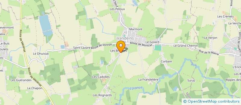 localisation de l'entreprise AFUL DE TREMER à VANDEINS