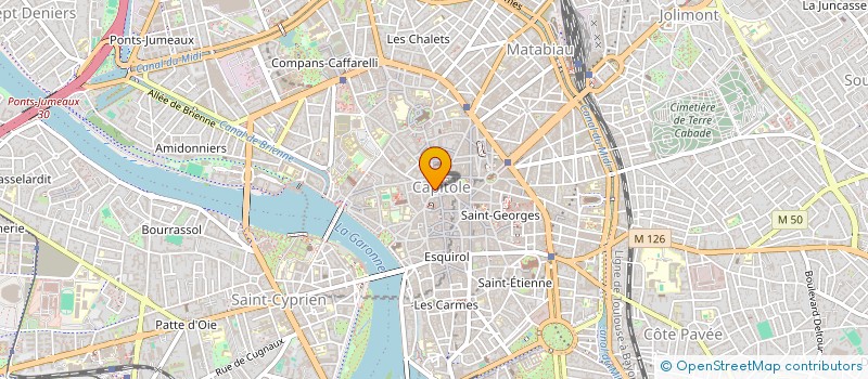 localisation de l'entreprise AFUL DES PATIOS DU CAPITOLE à TOULOUSE