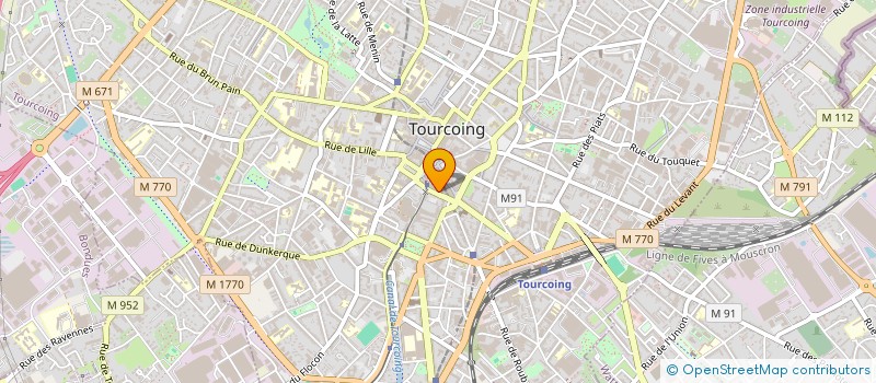 localisation de l'entreprise AFUL DU CENTRE COMMERCIAL SAINT CHRISTOPHE  TOURCOING