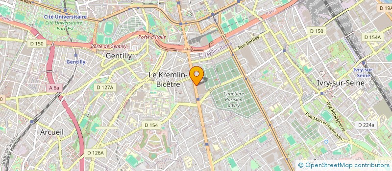 localisation de l'entreprise AFUL DU PARKING DU CENTRE COMMERCIAL DU KREMLIN BICETRE  LE KREMLIN-BICETRE