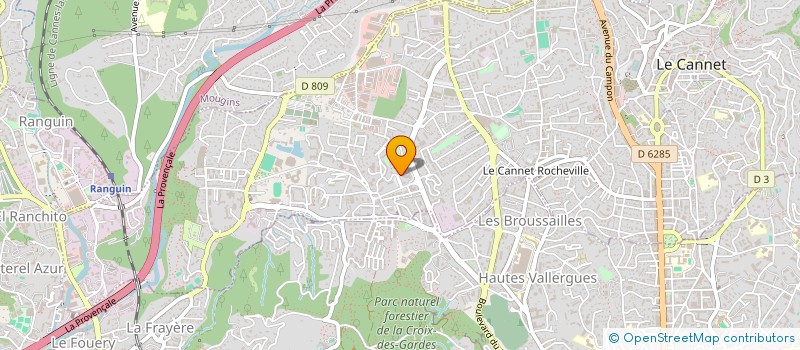 localisation de l'entreprise AFUL LE PANORAMA à LE CANNET