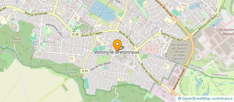 localisation de l'entreprise AFUL LES CAMPAGNES à VOISINS-LE-BRETONNEUX