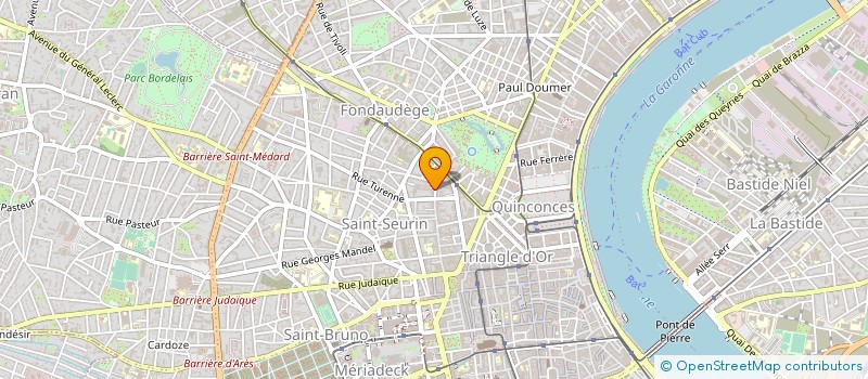 localisation de l'entreprise AFUL ROUSSELLE CANCERA à BORDEAUX