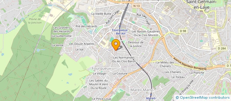 localisation de l'entreprise AFUL UNION SYND DU BEL AIR  SAINT-GERMAIN-EN-LAYE