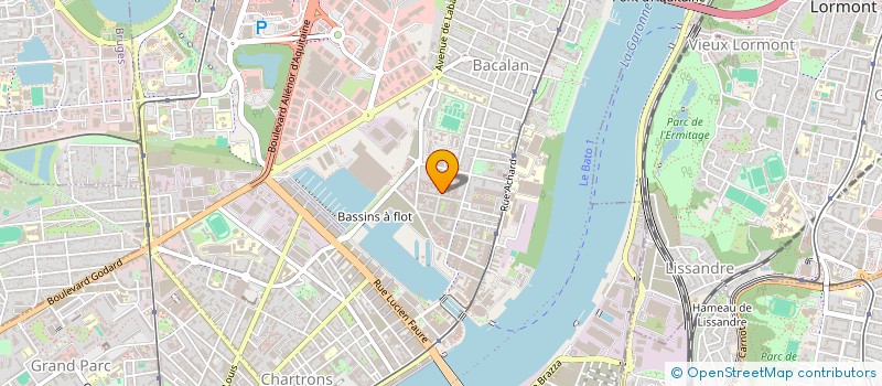 localisation de l'entreprise AFUL VILLAPOLLONIA-BASSINS A FLOT-ESPACES COMMUNS  BORDEAUX