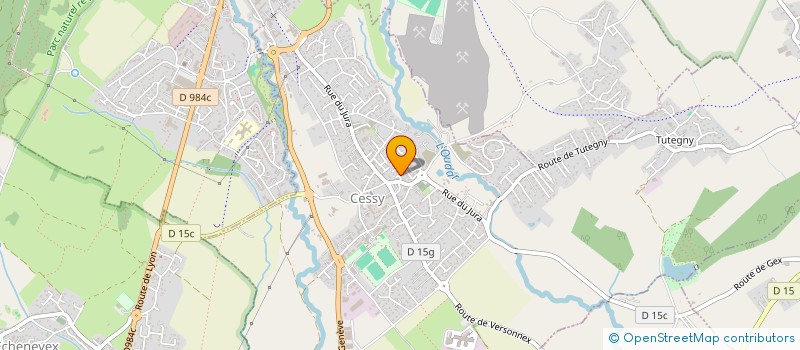 localisation de l'entreprise AFUPY  CESSY