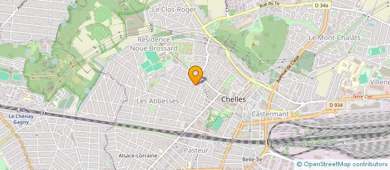 localisation de l'entreprise AFUS G FUS N TIGHERAMET AIT AFIF  CHELLES