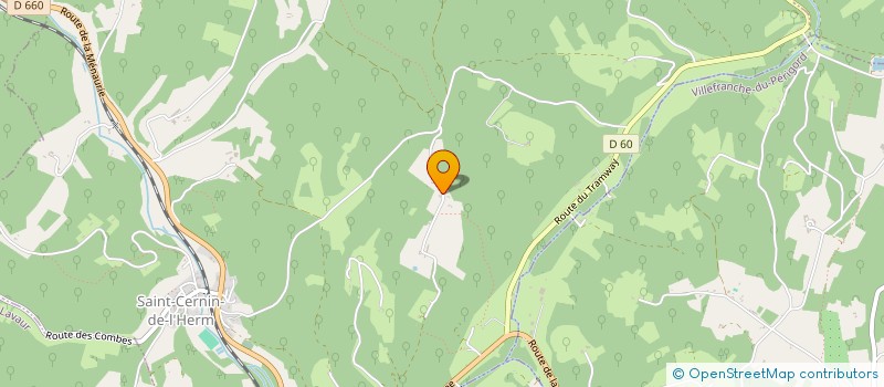 localisation de l'entreprise AFV  SAINT-CERNIN-DE-L'HERM