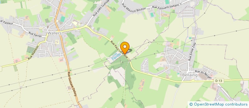 localisation de l'entreprise AFV à WALLERS