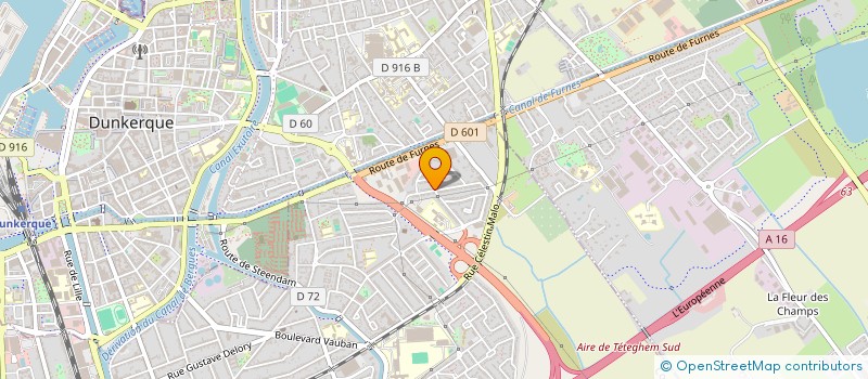 localisation de l'entreprise AFV GESTION à COUDEKERQUE-BRANCHE