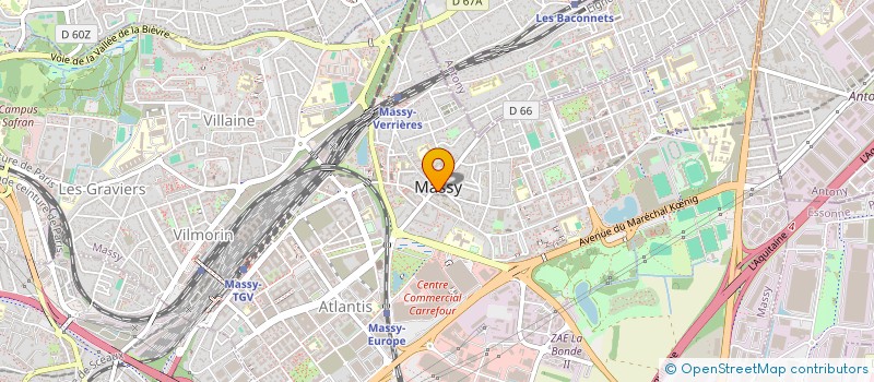 localisation de l'entreprise AFVDV à MASSY