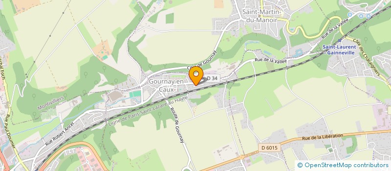 localisation de l'entreprise AFVIMMO  GAINNEVILLE